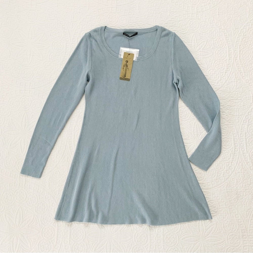 Peruvian Connection Pima Cotton Chicory Swing Tunic